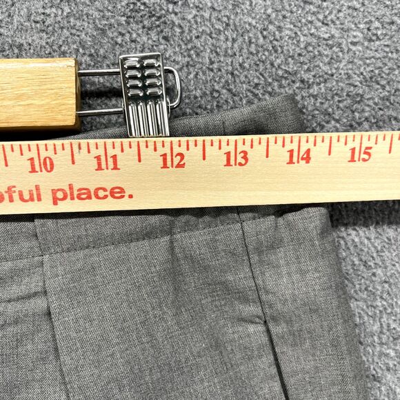 Commense Oversized Trousers Medium Gray High Waist Pleated Front Wide Leg - Picture 11 of 16